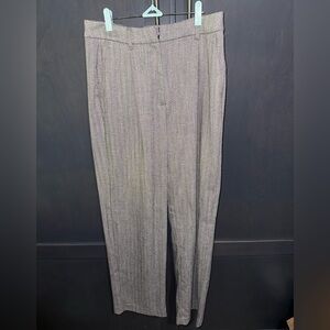 Old Navy Gray Dress Pants Classic Straight-Leg